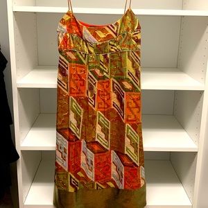 Nicole Miller Gold Dress